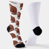 Chaussette Chaussettes Mascotte Pangolin (Angulaire)