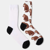 Chaussette Chaussettes Mascotte Pangolin (Droite)