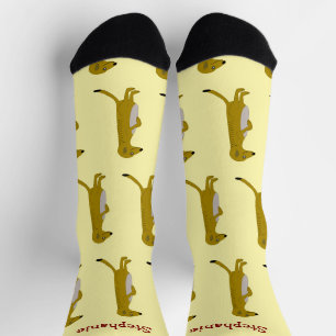 Chaussette Chaussettes Meerkat Design