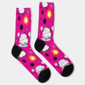 Chaussette Chaussettes mignonnes à évider joyeuses (Droite)