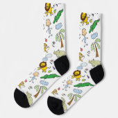 Chaussette Chaussettes Mignonnes Creuses Joyeuses (Gauche)