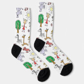 Chaussette Chaussettes Mignonnes Creuses Joyeuses (Droite)