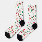 Chaussette Chaussettes Mignonnes de Creusage Joyeux (Gauche)