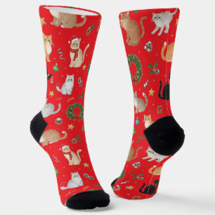 Chaussette Chaussettes Mignonnes Kawaii Chats et Décorations 