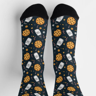 Chaussette Chaussettes Mignonnes Lait et Cookies