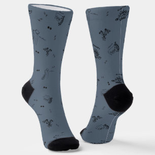 Chaussette Chaussettes minimalistes Dino Crew pour adultes -
