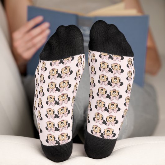 Chaussette Chaussettes Minnie (Fond)