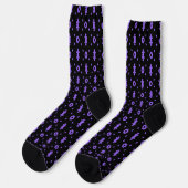 Chaussette Chaussettes Modernes en Mudcloth Afro Pop (Gauche)