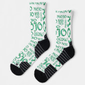 Chaussette Chaussettes mojo blanc haute performance (Gauche)