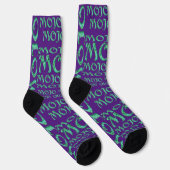 Chaussette Chaussettes mojo pourpre premium (Droite)
