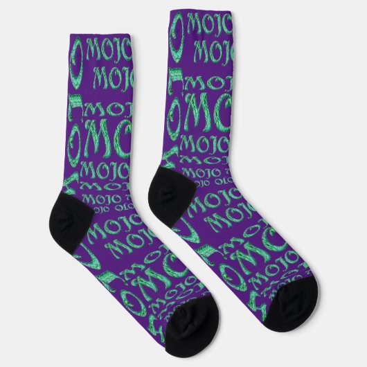 Chaussette Chaussettes mojo pourpre premium (Droite)