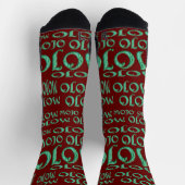 Chaussette Chaussettes mojo rouge haute performance (Haut)
