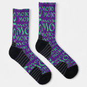 Chaussette Chaussettes mojo violet haute performance (Droite)