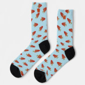 Chaussette Chaussettes Monogrammes Motifs de pastèque (Gauche)
