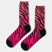 Chaussette Chaussettes montantes à dégradé rayures de tigre – (Gauche)