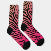Chaussette Chaussettes montantes à dégradé rayures de tigre – (Droite)