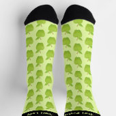 Chaussette Chaussettes Motif Apple Green (Haut)