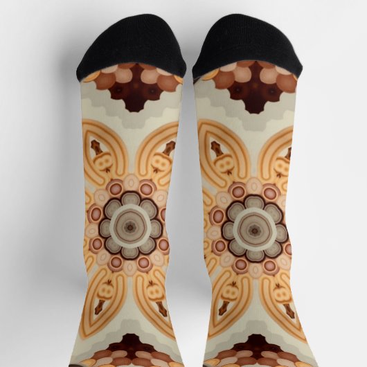 Chaussette Chaussettes Motif Brown (Haut)