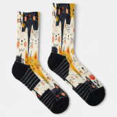 Chaussette Chaussettes Motif Chat Pour Amoureux de les chats (Droite)