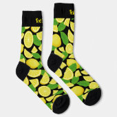 Chaussette Chaussettes Motif citron (Droite)