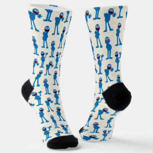 Chaussette Chaussettes Motif Cute Grover