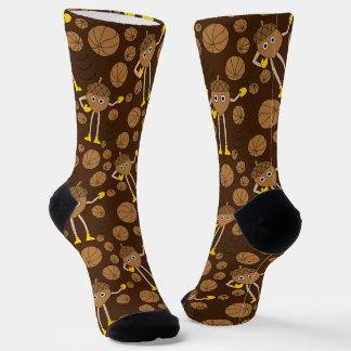 Chaussette Chaussettes Motif de basket-ball