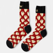 Chaussette Chaussettes Motif de la coupe du café (Gauche)