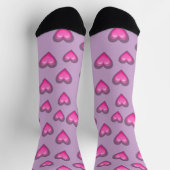 Chaussette Chaussettes Motif du coeur (Haut)