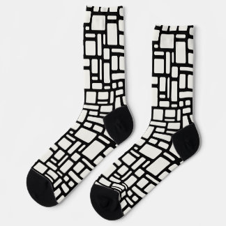 Chaussette Chaussettes motif en brique