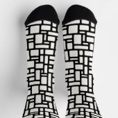 Chaussette Chaussettes motif en brique (Haut)