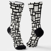 Chaussette Chaussettes motif en brique (Angulaire)