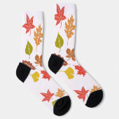 Chaussette Chaussettes Motif feuille (Droite)