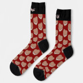 Chaussette Chaussettes Motif Heart Biscuit (Gauche)