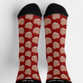Chaussette Chaussettes Motif Heart Biscuit (Haut)