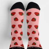 Chaussette Chaussettes Motif Icône fraise (Haut)