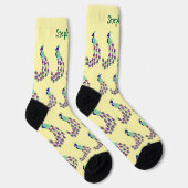Chaussette Chaussettes motif paon (Droite)