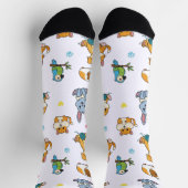 Chaussette Chaussettes Motif pour animaux de compagnie de des (Haut)
