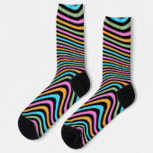 Chaussette Chaussettes Motif Whacky Line (Gauche)