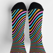 Chaussette Chaussettes Motif Whacky Line (Haut)