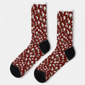Chaussette Chaussettes Motifs à fleurs (Gauche)