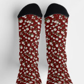 Chaussette Chaussettes Motifs à fleurs (Haut)