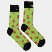 Chaussette Chaussettes Motifs à la crème de glace Watermelon (Droite)