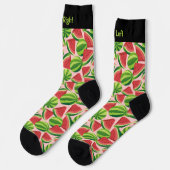 Chaussette Chaussettes Motifs à tranche de pastèque (Gauche)