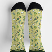 Chaussette Chaussettes Motifs au vin blanc (Haut)