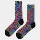 Chaussette Chaussettes Motifs Cheetah Leopard - Wild & Stylis (Gauche)