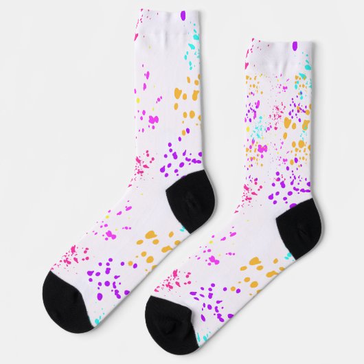 Chaussette Chaussettes Motifs Couleurs (Gauche)