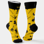Chaussette Chaussettes Motifs de construction (Angulaire)