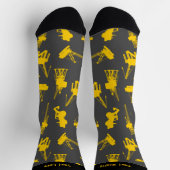 Chaussette Chaussettes Motifs de construction (Haut)