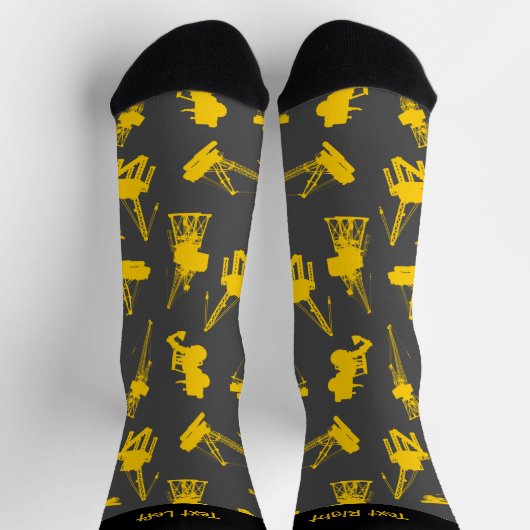 Chaussette Chaussettes Motifs de construction (Haut)