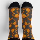 Chaussette Chaussettes Motifs de crabe orange (Haut)